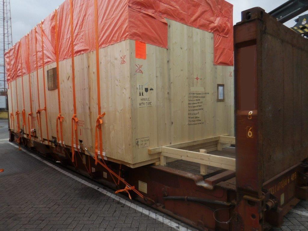 OOG cargo boxed up