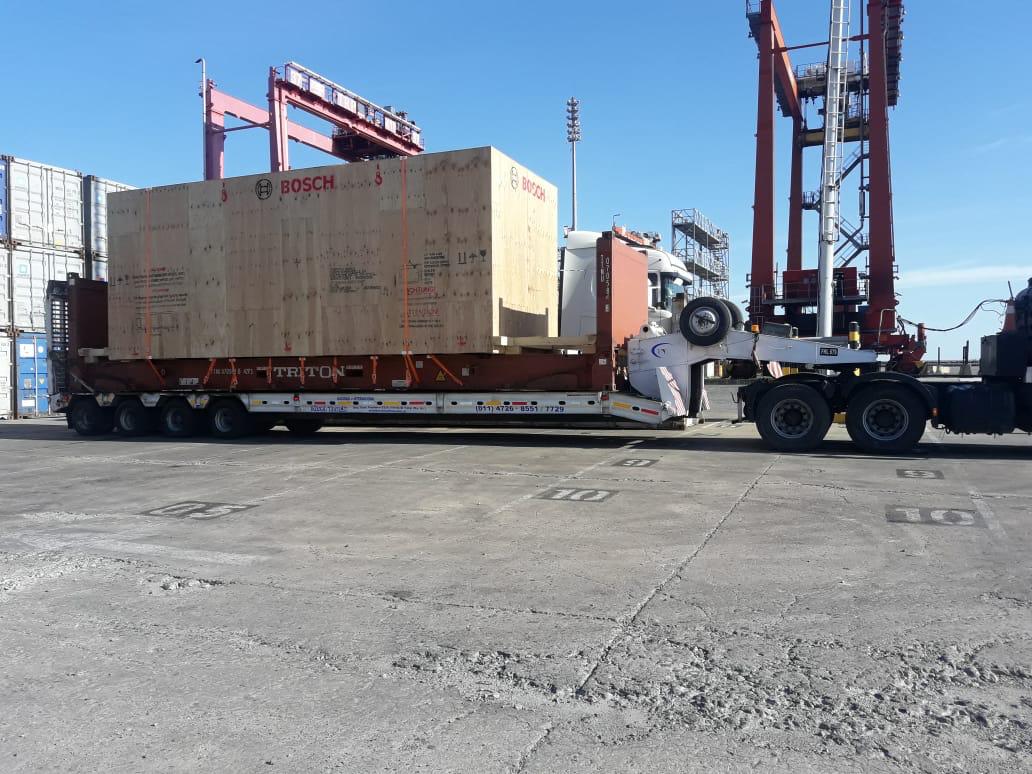 Bosch Cargo on low loader